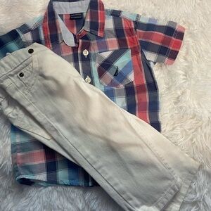 Baby boy jeans and shirt set 12 month